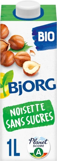 Boisson Noisette Sans Sucre - Boisson Végétale Bio - Pauvre En Acides Gras Saturés - 1L