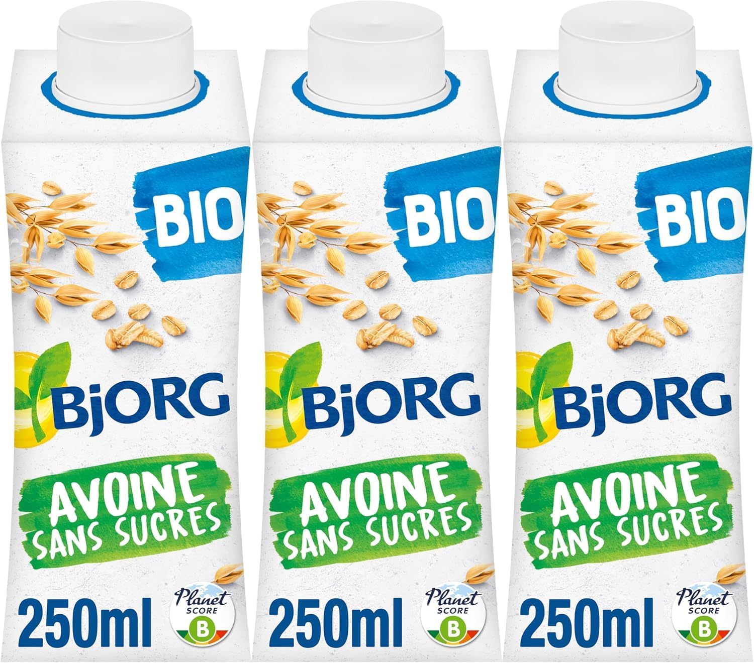 Boisson Avoine Sans Sucres ajoutés - Boisson végétale Bio - Format à emporter partout - 3 x 25 cl