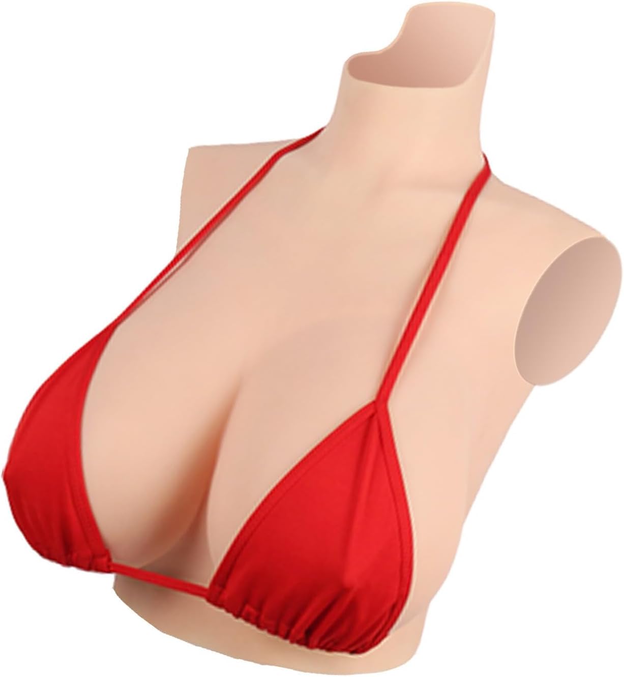 Prothèse Mammaire, Sein de Silicone Prothèse Faux Seins Formes en Silicone Artificielle Poitrine Forme B-I Cup, Plaques de Poitrine en Silicone pour Mastectomie Transgenre Drag Queen Cosplay