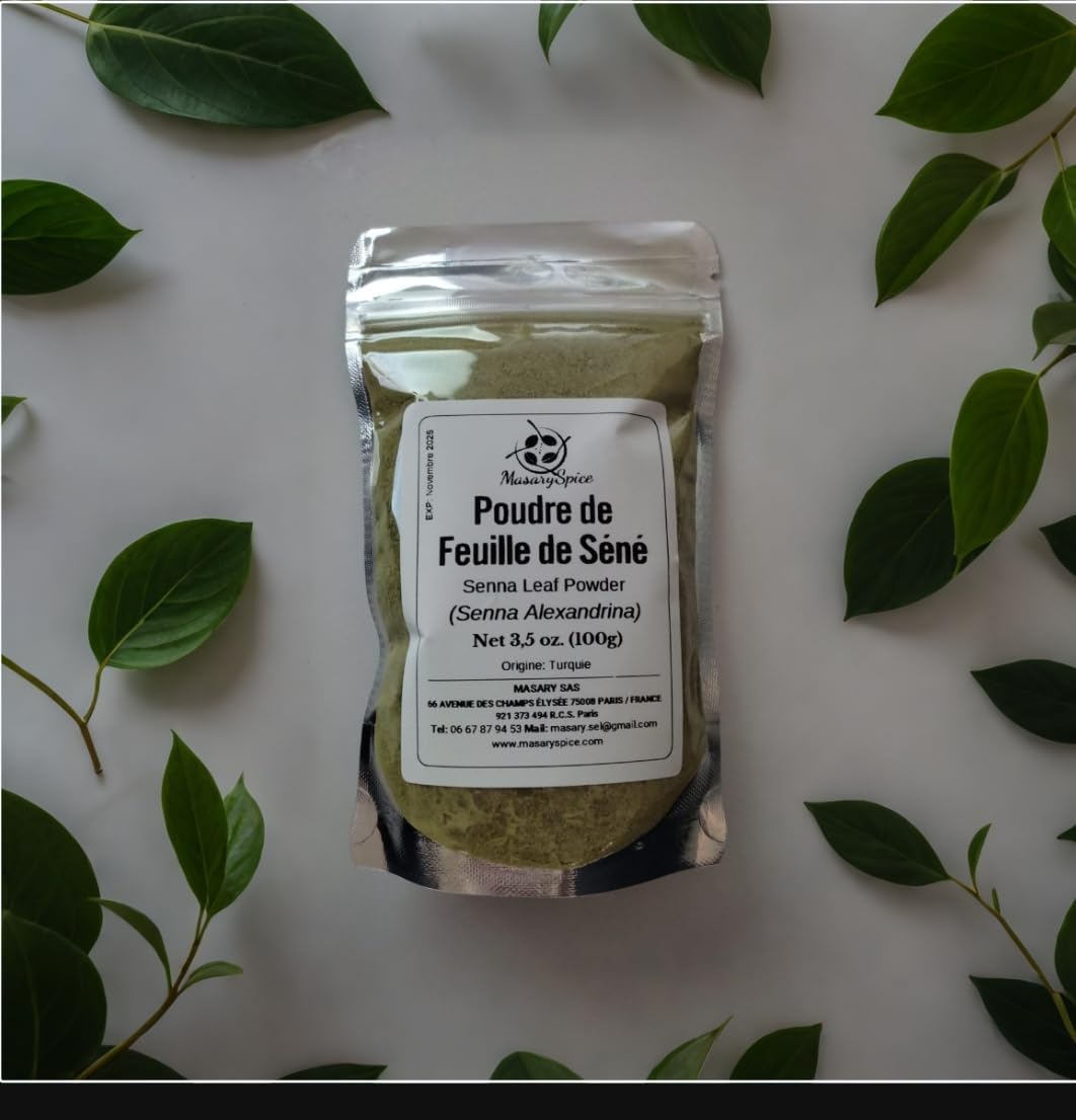 MasarySpice - Poudre de Feuille de Séné 100 gr