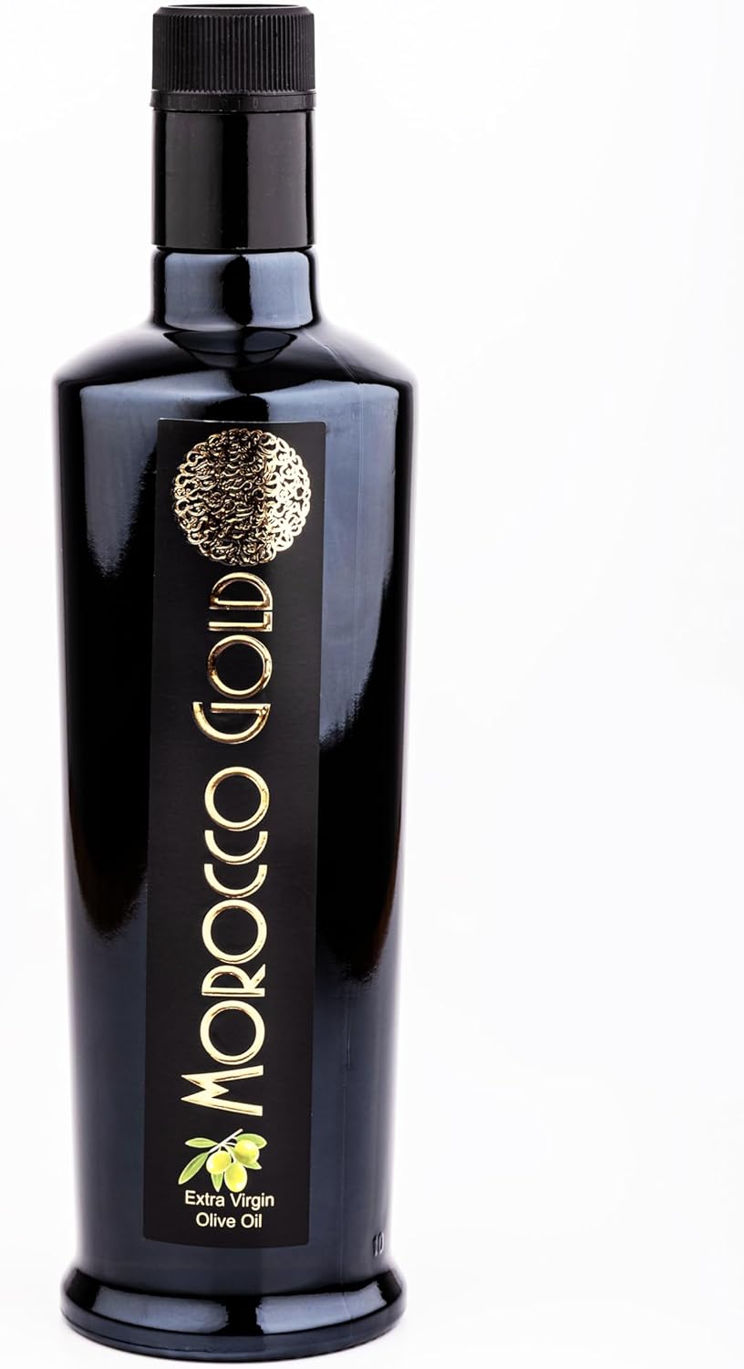 Huile d'olive extra vierge Morocco Gold Single Estate - Non filtrée, non mélangée - Riche en polyphénols - Pur et naturel - 500ml
