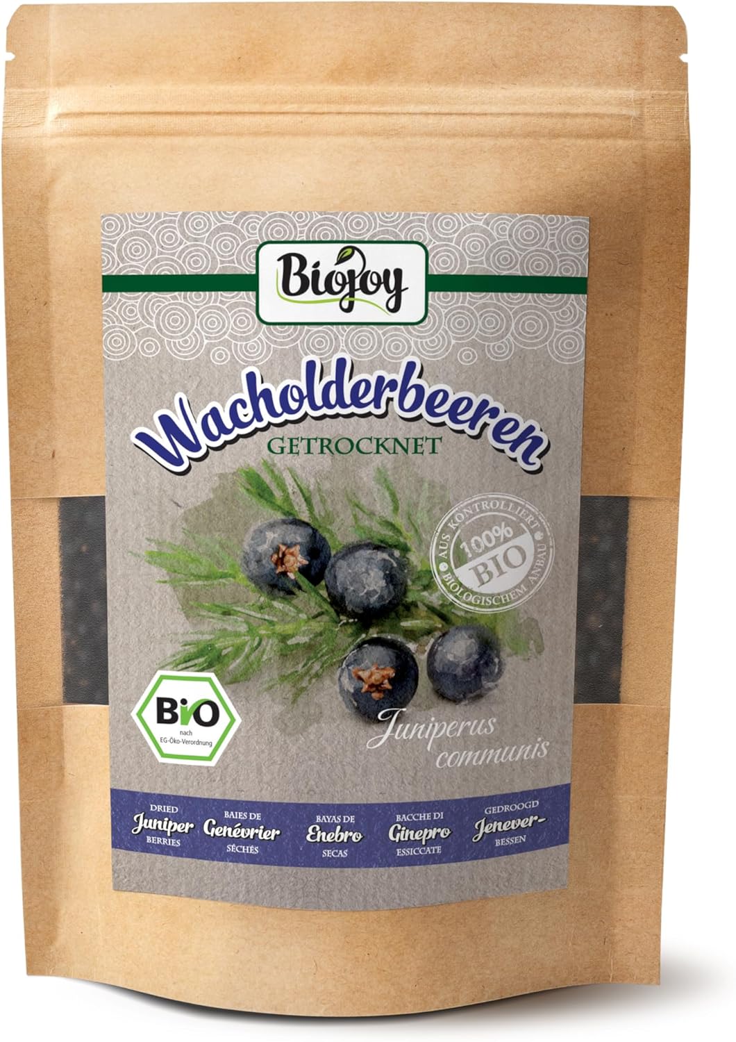 Baies de Genièvre BIO (100 g), séchées et entières, Thé de Genévrier (Juniperus communis)