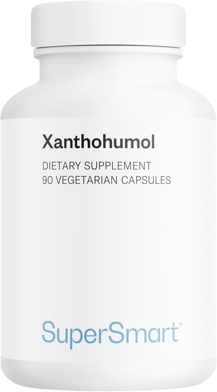 Xanthohumol 50 mg - Extrait de Fleur de Houblon Standardisé à 10% de Xanthohumol - Facilite l’Endormissement & Contribue à l’Équilibre Hormonal - Sans OGM - 90 Capsules Végétariennes
