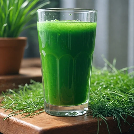 Les bienfaits du jus d'herbe pour la santé