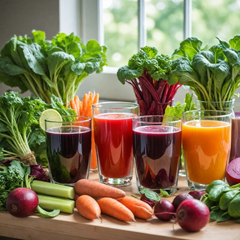 Les bienfaits des jus de légumes
