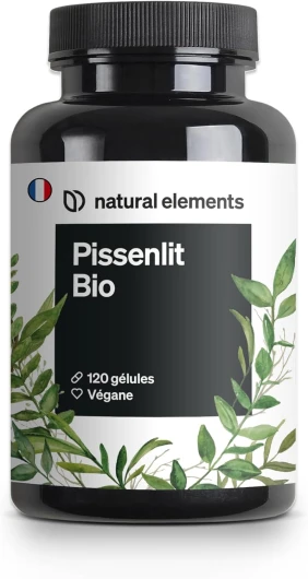 Pissenlit Bio – 120 gélules – 1 000 mg d’extrait de racine de pissenlit/2 gélules – rapport hautement dosé de 10 : 1 – végane, hautement biodisponible, sans additifs inutiles