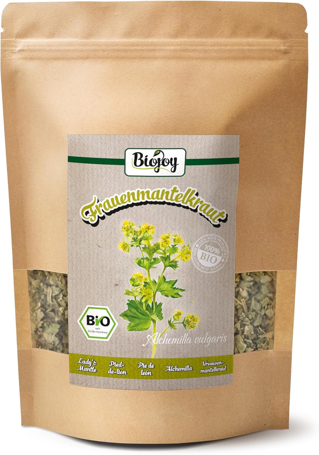 Tisane d'Alchémille BIO (100 g), séchée et coupée (Alchemilla vulgaris)