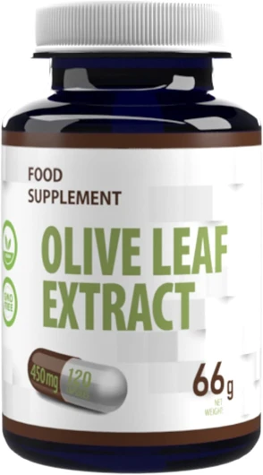 Extrait de feuille d'olivier 450mg 120 gélules végétales avec 40% d'oleuropéine 180 mg, système immunitaire, antioxydant, polyphénols