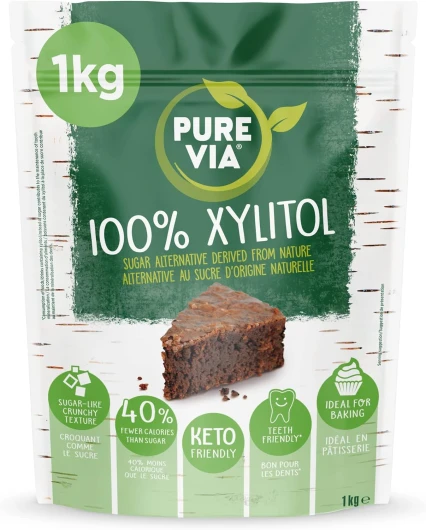 Xylitol Sucre de Bouleau - Poudre Cristallisée - Zéro Sucre - Alternative d'origine naturelle au sucre -1kg