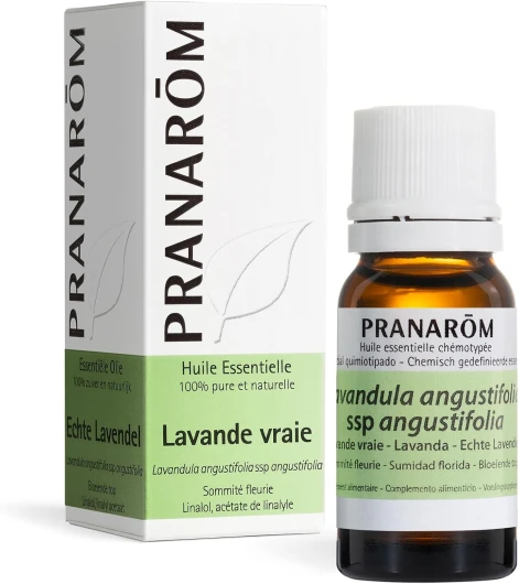 PRANARÔM - Lavande Vraie - Huile Essentielle Chémotypée - Sommeil et Stress - 100% Pure Et Naturelle - HECT - 10 ml - Efficace et Pratique