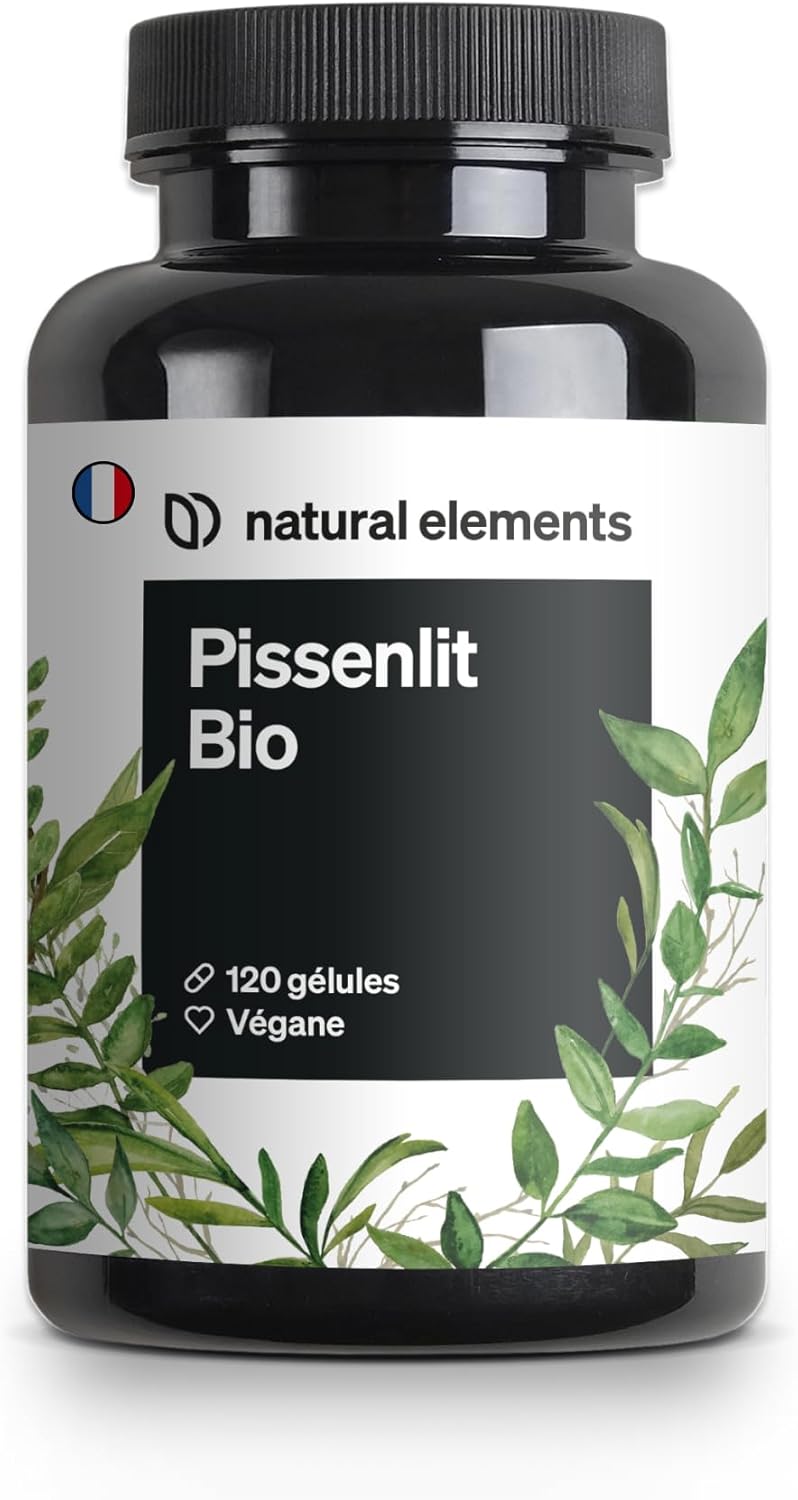 Pissenlit Bio – 120 gélules – 1 000 mg d’extrait de racine de pissenlit/2 gélules – rapport hautement dosé de 10 : 1 – végane, hautement biodisponible, sans additifs inutiles