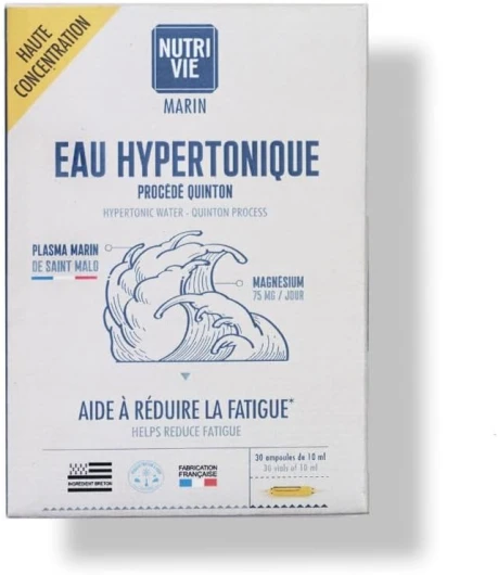 Ampoules Eau Hypertonique procédé Quinton