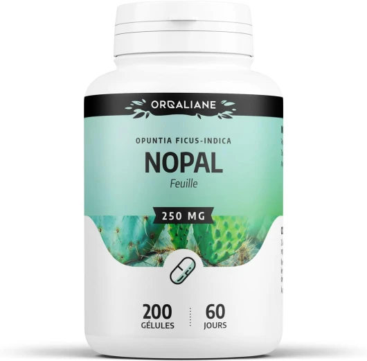 Nopal 250 mg - 200 gélules - Orgaliane