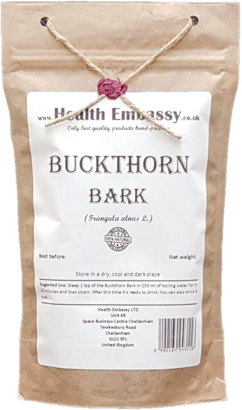 Écorce de Bourdaine Tisane - Frangula Alnus L - Buckthorn Bark (100g) 100 g (Lot de 1)