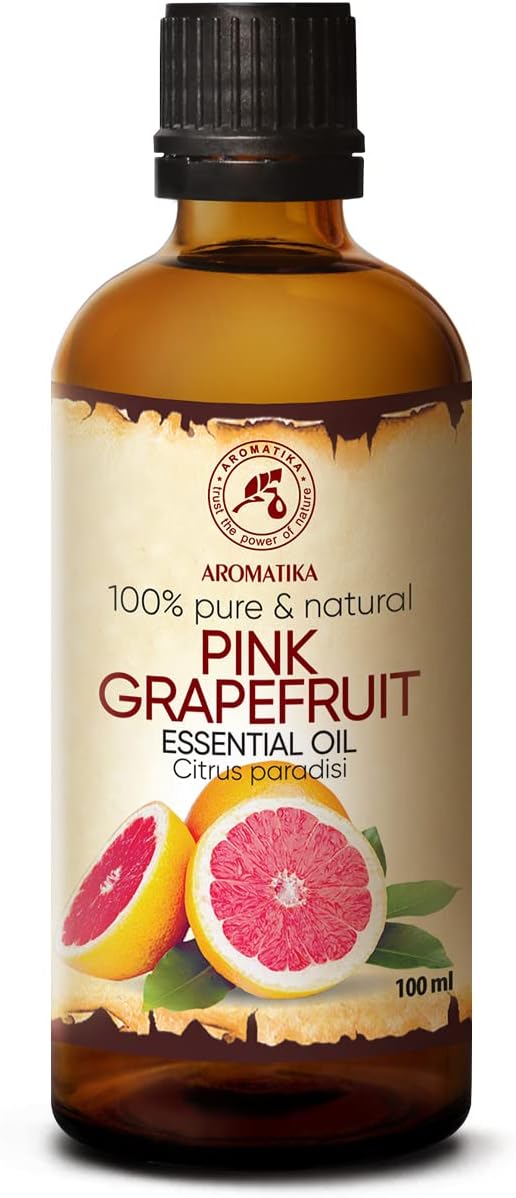 Huile Essentielle de Pamplemousse 100ml - Citrus Paradisi - Afrique du Sud - Pur & Naturelle - Aromathérapie - Relaxation - Spa - Diffuseur d'armes Pamplemousse rose 100 ml (Lot de 1)