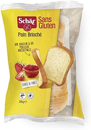SCHÄR - Pain Brioche Sans Gluten 370G - Lot De 3 - Offre Special