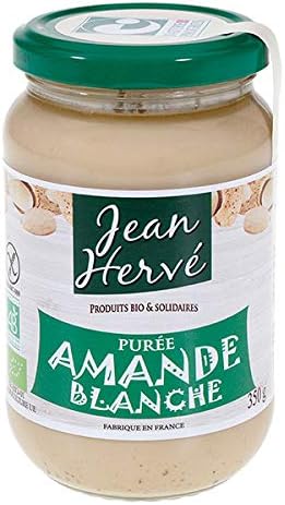 Jean Hervé - Purée D'Amandes Blanches Bio 350G - Vendu par unité
