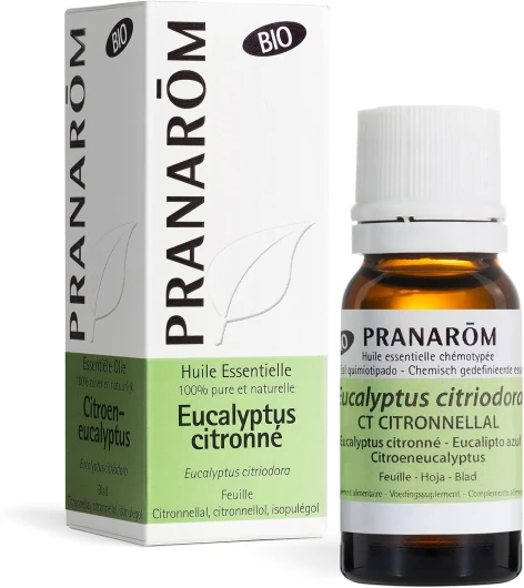 PRANARÔM - Eucalyptus Citronné - Huile Essentielle Chémotypée - Muscles et Articulations - 100% Pure Et Naturelle - HECT - 10 ml
