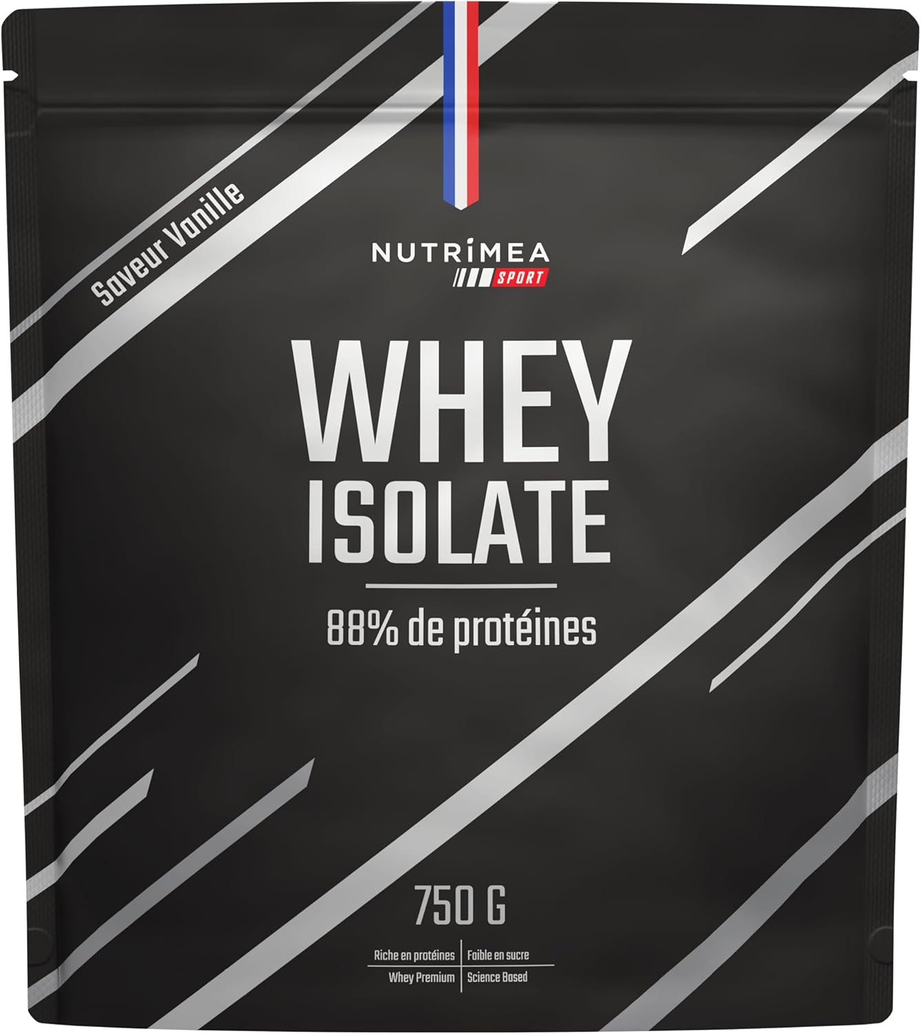 Whey Isolate - 88% de Protéines, Faible en Sucre - Performance & Récupération Optimales - Whey Protein Isolate 100% Pure - Saveur Vanille Crémeuse - Nutrimea - Expertise Française Whey Vanille