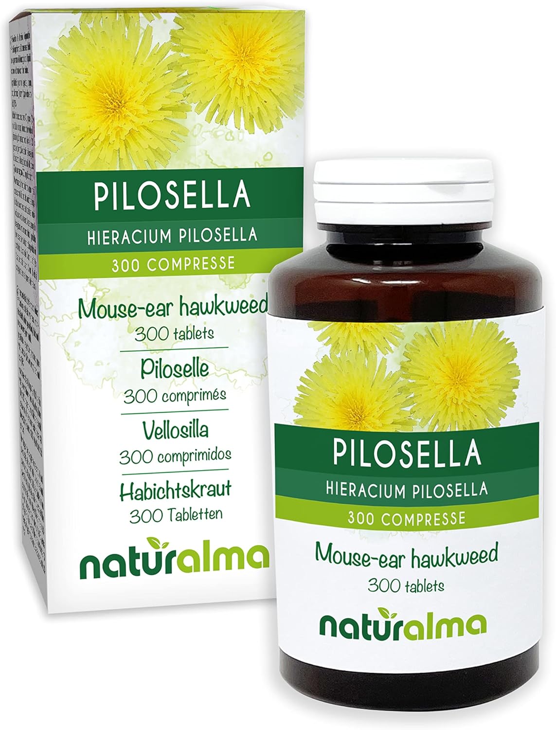 Piloselle (Hieracium pilosella) herbe Naturalma - 150 g - 300 comprimés - Complément alimentaire - Naturel et Végétalien