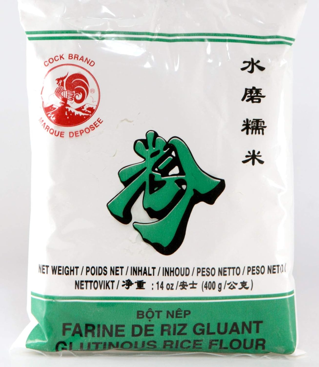 Farine de Riz gluant idéale pour mochis et desserts 400g Coq