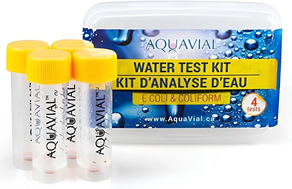 E.Coli et Coliforme Kit de test d'eau 4 PCS