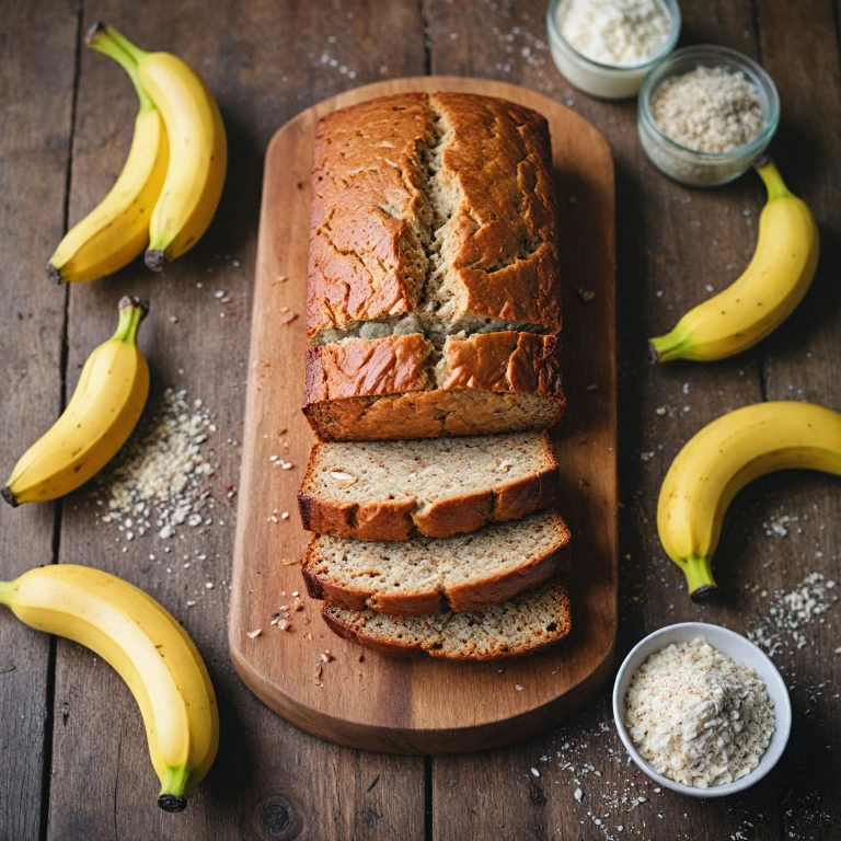 Un délicieux banana bread sans gluten pour tous