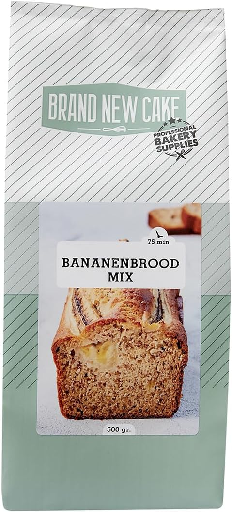 BrandNewCake® Préparation pour Pain à la Banane 500g - Mélange à Gâteau Moelleux et Savoureux
