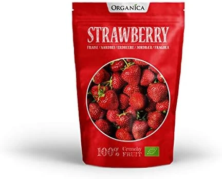 Organica - Fraises Déshydratées Bio 12G - Vendu par unité
