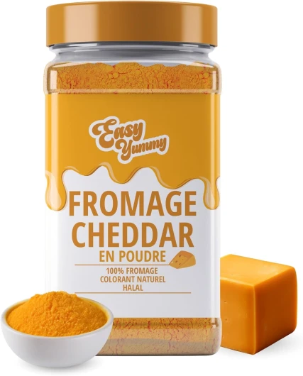 Fromage Cheddar en Poudre (300g), 100% Fromage Cheddar en Poudre