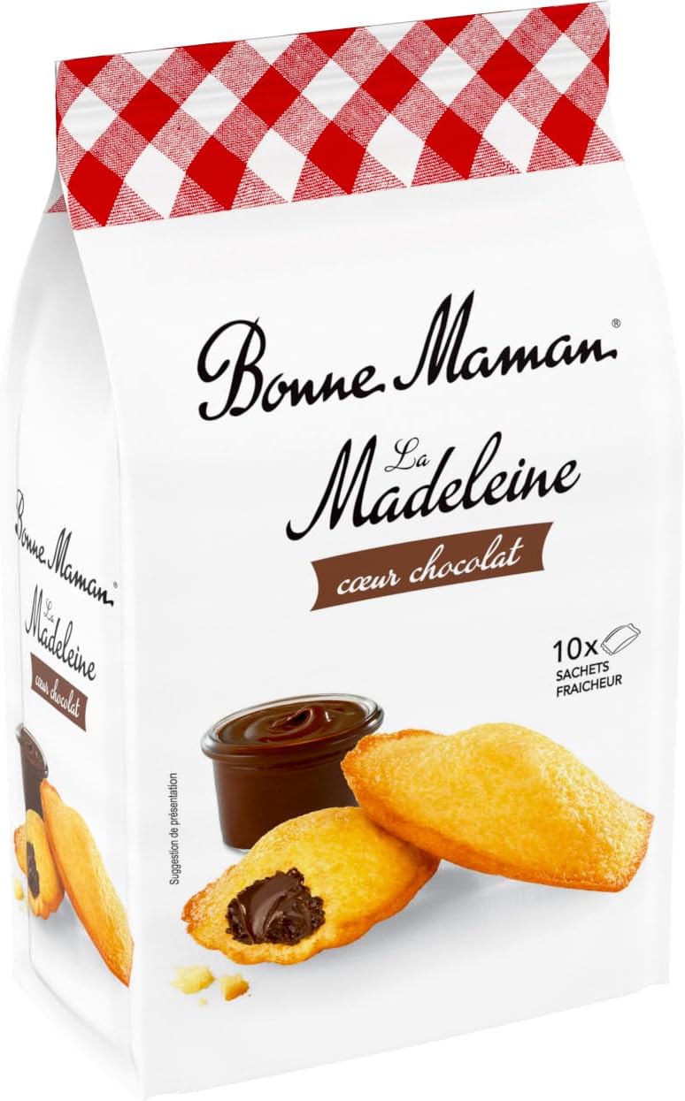 Madeleine Coeur Chocolat - Le paquet de 300g Chocolat 300 g (Lot de 1)