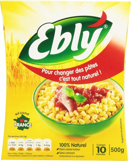 Blé Précuit Cuisson 10 Minutes l'Étui 500 g