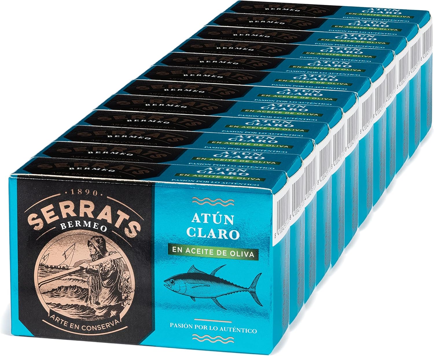 12 unités - SERRATS - Thon Albacore à l'huile d'olive 112g