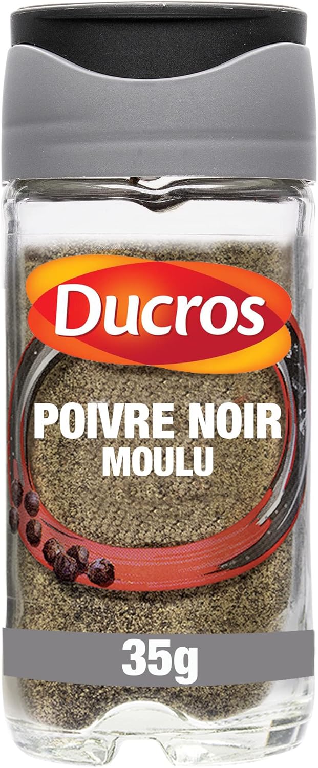 DUCROS - Poivre Noir Moulu 35 g 35 g (Lot de 1)