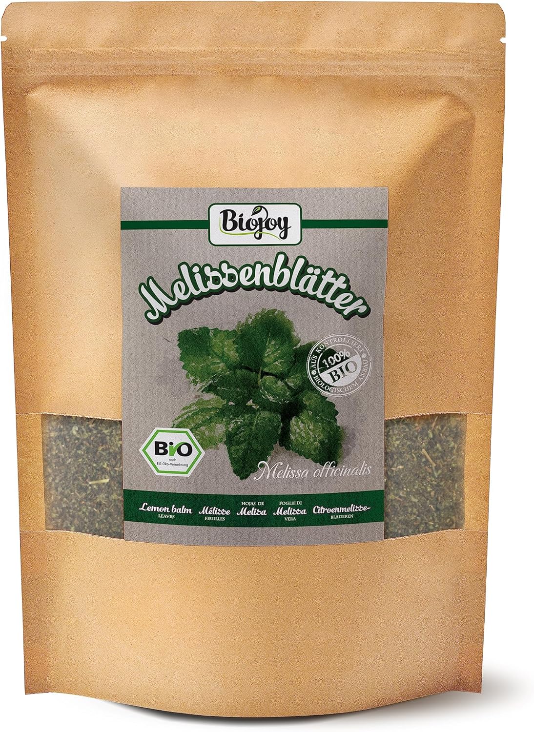 Feuilles de Mélisse BIO (250 g), séchées et coupées, Tisane de Mélisse (Melissa officinalis)