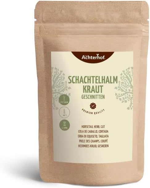 Prêle des champs coupée 500g - prêle 100% naturelle - tisane de prêle - prêle stannifère - idéal pour la préparation d'une tisane ou comme essence de bain - de Achterhof 500 g (Lot de 1)