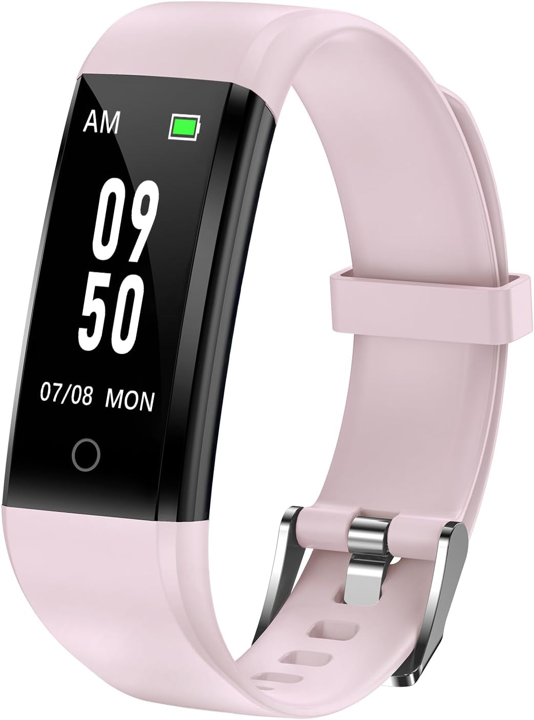 Montre Podometre Marche Non Connectée Simple pour Femme Homme Enfant Bracelet Non Connecté Montre Sport sans Bluetooth Etanche IP68 Compteur de Calories Compteur de Pas Distance Suivi Sommeil Rose