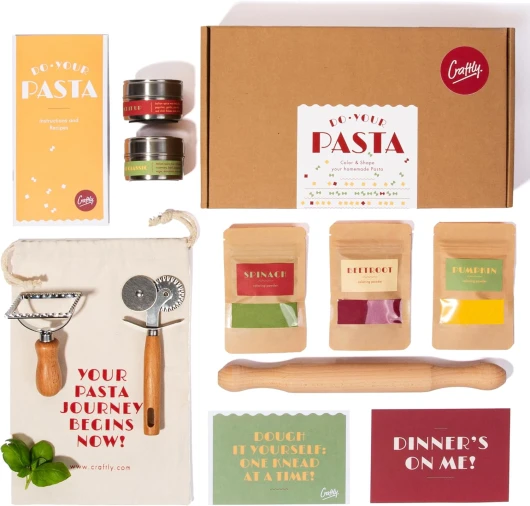 DO YOUR PASTA - Kit DIY de Fabrication de Pâtes - Set Gourmet pour Pâtes - Kit Complet Tout-en-Un - Idée cadeau pour Débutants et Cuisiniers Expérimentés