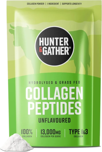 Poudre de collagène bovin 400g – Collagène bovin hydrolysé de qualité supérieure, pure, sans saveur, pour cheveux, peau, ongles, muscles – Suppléments de collagène pour femmes et hommes