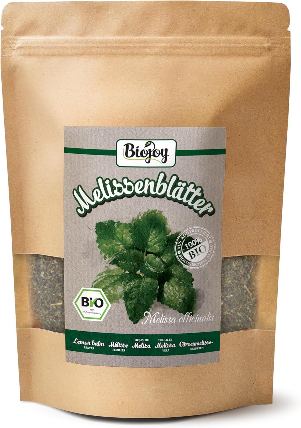 Feuilles de Mélisse BIO (100 g), séchées et coupées, Tisane de Mélisse (Melissa officinalis)