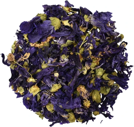 Bleu Mauve Séchées Fleurs Herbe - Malva Sylvestris L - (75g)