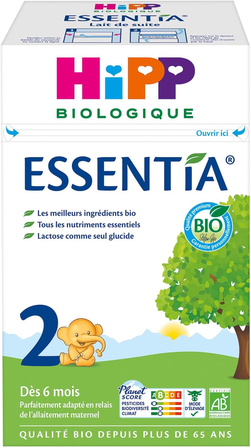 Essentia - Lait 2 de suite - Boîte - 600 g 600 g (Lot de 1)
