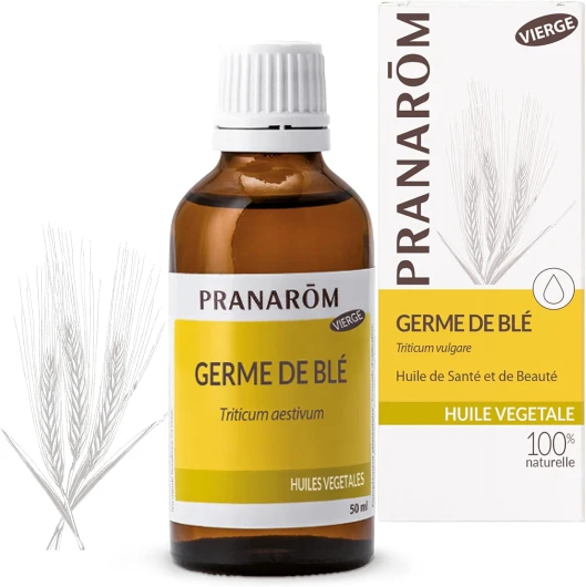 Huile Végétale de Germe de Blé - Riche en vitamine E - 50 ml