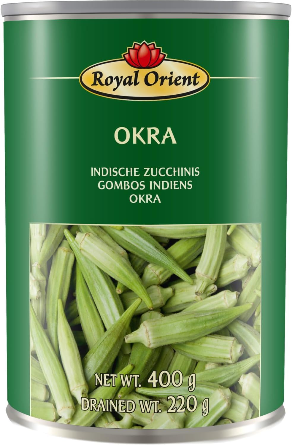 ROYAL ORIENT Okras á l'Eau Sale 0.4 kg 400 g (Lot de 1)