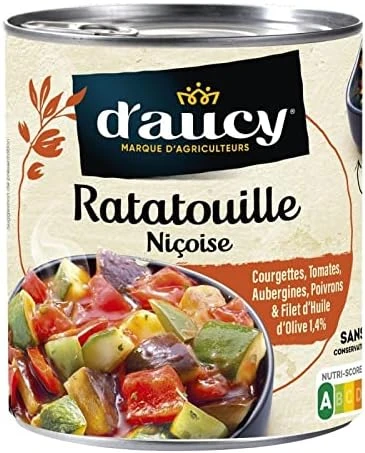 D'AUCY - Ratatouille 750G - Lot De 4 - Offre Special