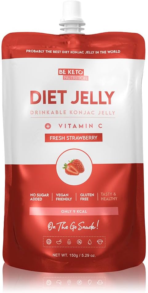 Gelée alimentaire Konjac - Fraise fraîche 150g