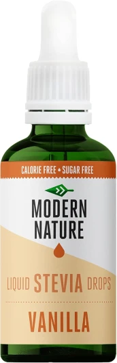 Gouttes de Stevia Liquide - Saveur de Vanille – Zero Calories et Sans Sucre Keto Vegan Diet - Flavour Drops pour le Cafe, Protéines, Yogourt, Porridge - Keto Stevia Drops Edulcorant 50ml