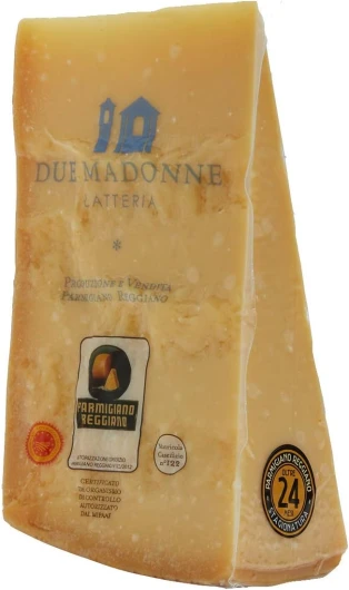 Parmigiano Reggiano (Parmesan Reggiano) D.o.p - NO OGM maturé pendant au moins 24 mois - 1 KG 1 kg (Lot de 1)