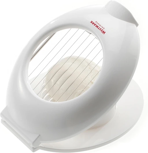 Coupe Mozzarella, Fils de Coupe à Tension Individuelle en Acier Inoxydable, Plastique/Acier Inoxydable, Caprese, Rouge/Blanc, 11642260 Coupe-mozzarella