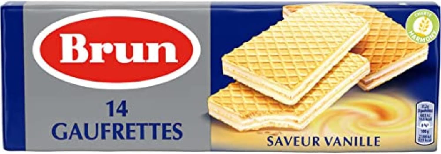 Brun Gaufrettes Vanille, 146g